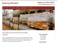 Tablet Screenshot of epping-reclaim.co.uk